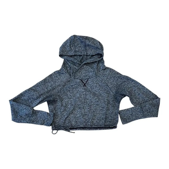 Sweaty Betty Grey Hydrogen Crop Dance Hoodie - Picture 2 of 5